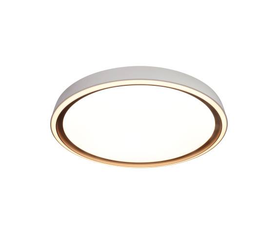 Plafon Rende PLF-63728-3K4K6K-GD-WH-SL oprawa w kolorze bieli i złota ITALUX