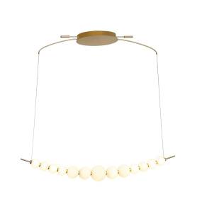 Lampa wisząca Ronza PND-36472-37W-3K-GD oprawa w kolorze złotym ITALUX