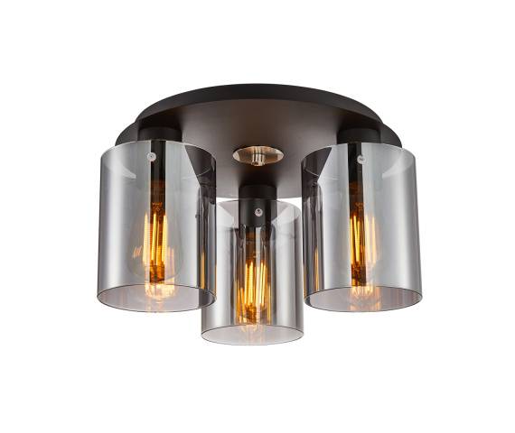 Lampa sufitowa Sardo SPL-5581-3SC-BK-SG oprawa w kolorze czarnym ITALUX