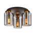 Lampa sufitowa Sardo SPL-5581-3SC-BRO-SG oprawa w kolorze czerni i mosiądzu ITALUX