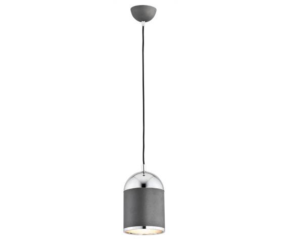 WYPRZEDAŻ Lampa wisząca ANDROS 3590 oprawa w kolorze antracytowym z elementami chromu ARGON