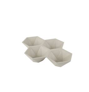 WYPRZEDAŻ Pojemnik HEXAGON SAND 8800011 w kolorze piaskowym ZUIVER