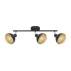 Listwa sufitowa Savio SPL-27357-3-BK-GD oprawa w kolorze czerni i złota ITALUX
