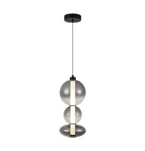 Lampa wisząca Sonte PND-24352V-24W-BK-SG oprawa w kolorze czarnym ITALUX