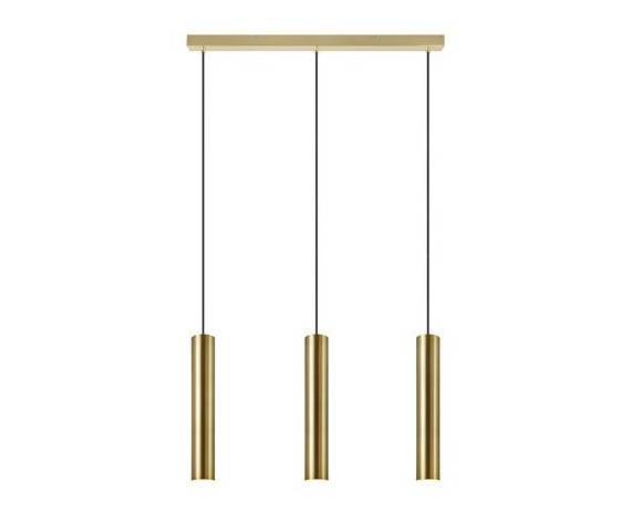 Lampa wisząca Ruben 107883 Markslojd potrójna złota oprawa wisząca