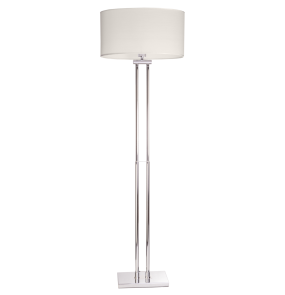 Lampa podłogowa Athens F01451CH-WH COSMOLight biała oprawa w stylu nowoczesnym