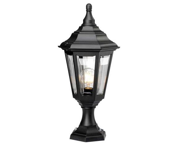 Zewnętrzna lampa stojąca KINSALE KINSALE-PED-POR oprawa w kolorze czarnym ELSTEAD LIGHTING