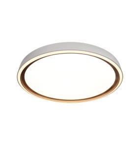 Plafon Rende PLF-63728-3K4K6K-GD-WH-SL oprawa w kolorze bieli i złota ITALUX