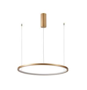 Lampa wisząca Vinola PND-56135B-060RPP-GD-3KS4K-TRDIMM oprawa w kolorze złotym ITALUX