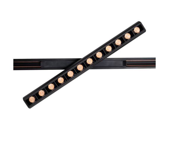 Micro11 N0003Z lampa liniowa obrotowa Zigbee 12W 2700-5000K do szynoprzewodu magnetycznego czarna MAXLIGHT