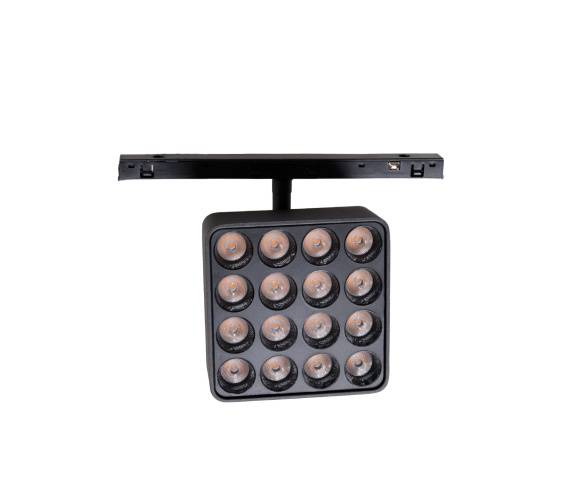 Micro11 Raster N0013Z reflektor Zigbee 12W 2700-5000K do szynoprzewodu magnetycznego czarny MAXLIGHT