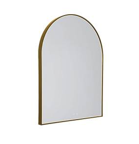 Lustro podświetlane MIRROR W0386 oprawa w kolorze złotym MAXLIGHT