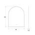 Maxlight W0386 Mirror Polokrag 90x70cm Zlote Lustro Podswietlane