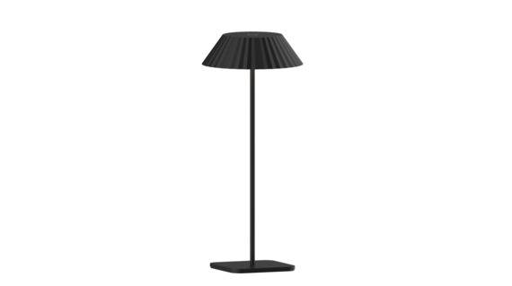 Zewnętrzna lampa stołowa T0066 MUFFIN oprawa w kolorze czarnym MAXLIGHT