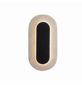 Kinkiet TRAVERTINO W0393 oprawa w kolorze czarnym MAXLIGHT