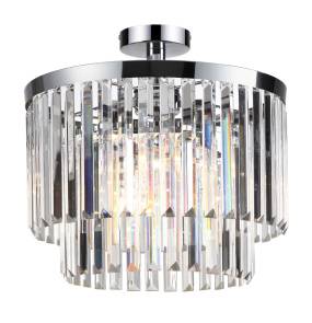 Plafon VETRO 4 LP-2910/4C CH oprawa w kolorze srebrnym Light Prestige