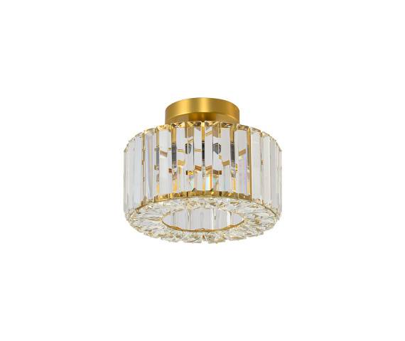 Plafon VETRO LP-2910/1C GD oprawa w kolorze złotym Light Prestige