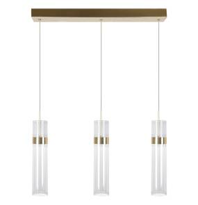 Lampa wisząca AMBIENTE 3 LP-1510/3L GD LED CCT oprawa w kolorze złotym Light Prestige