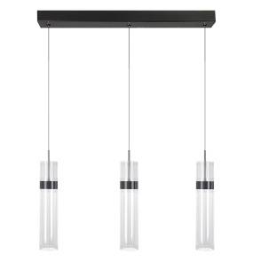 Lampa wisząca AMBIENTE 3 LP-1510/3L GR LED CCT oprawa grafitowa Light Prestige