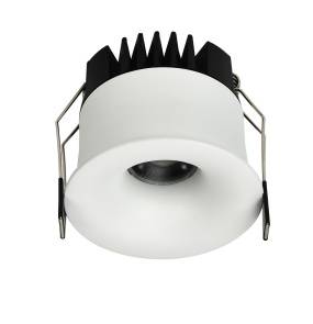 Oczko podtynkowe ZYRA LP-1606/1RS WH CCT oprawa w kolorze białym Light Prestige