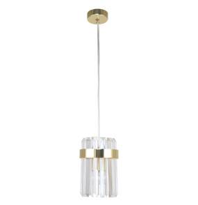 Lampa wisząca VETRO LP-2910/1P GD oprawa w kolorze złotym Light Prestige