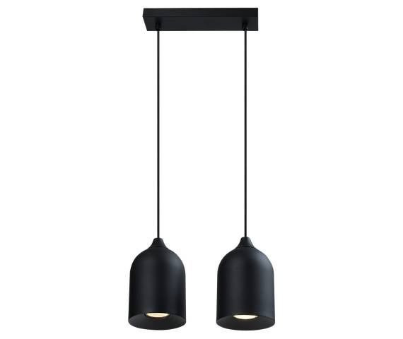 Lampa wisząca NILO LP-0110/2L BK oprawa w kolorze czarnym Light Prestige
