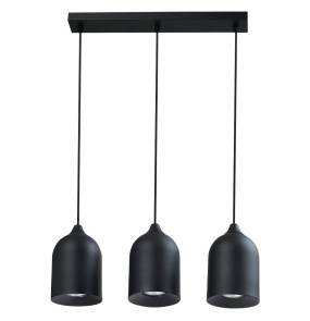 Lampa wisząca NILO LP-0110/3L BK oprawa w kolorze czarnym Light Prestige