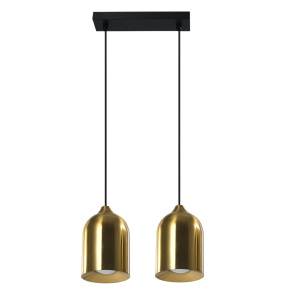 Lampa wisząca NILO LP-0110/2L GD oprawa w kolorze złotym Light Prestige