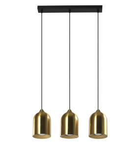 Lampa wisząca NILO LP-0110/3L GD oprawa w kolorze złotym Light Prestige