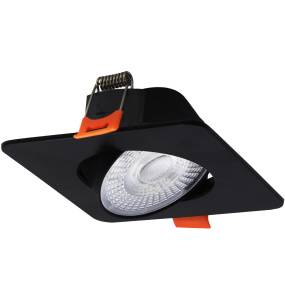 Oczko podtynkowe PLUS LP-1506/1RS BK Square oprawa w kolorze czarnym Light Prestige