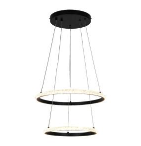 Lampa wisząca RIDE P22082M-2R oprawa w kolorze czarnym ZUMA LINE