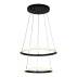 Lampa wisząca RIDE P22082M-2R oprawa w kolorze czarnym ZUMA LINE