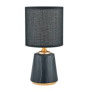 Lampa stołowa HS8605-BL oprawa czarno-złota ZUMA LINE