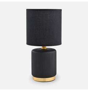 Lampa stołowa HS8720-BL oprawa czarno-złota ZUMA LINE
