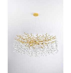 Lampa wisząca CINDY MD4115-13IGN-II oprawa w kolorze złotym ZUMA LINE