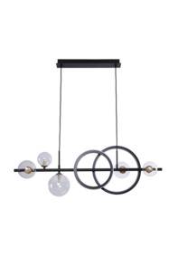 Lampa wisząca TAREMI MD2448-7B-3BGD oprawa czarno-złota ZUMA LINE