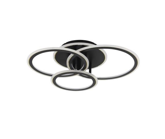 Lampa sufitowa LUNAR MS238130-BK oprawa w kolorze czarnym ZUMA LINE