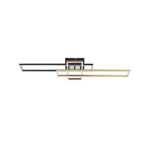Lampa sufitowa LUMENZ MS243 oprawa w kolorze czarno-złotym ZUMA LINE