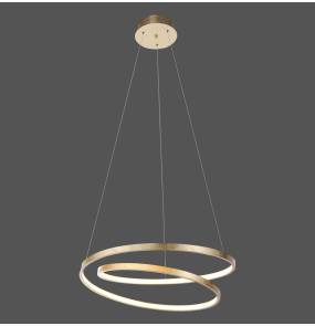 Lampa wisząca ROMAN 2472-12 oprawa w kolorze złotym ZUMA LINE by Paul Neuhaus