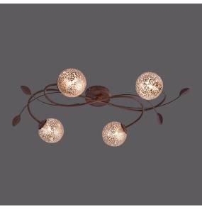Lampa sufitowa GRETA 6395-48 oprawa w kolorze złotym ZUMA LINE by Paul Neuhaus