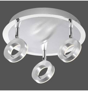 Plafon SILEDA 6788-96 oprawa w kolorze srebrnym ZUMA LINE by Paul Neuhaus