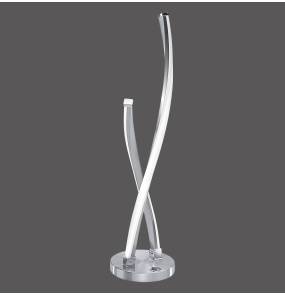 Lampa stołowa POLINA 9141-55 oprawa w kolorze srebrnym ZUMA LINE by Paul Neuhaus