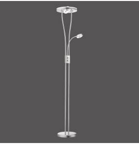 Lampa podłogowa HELIA 11778-55 oprawa w kolorze srebrnym ZUMA LINE by Paul Neuhaus