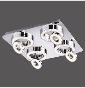 Lampa sufitowa TIM 14522-17 oprawa w kolorze srebrnym ZUMA LINE by Paul Neuhaus