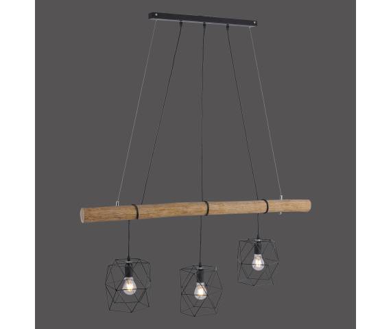 Lampa wisząca EDGAR 15503-18 oprawa w kolorze czarnym ZUMA LINE by Paul Neuhaus