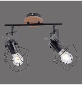 Lampa sufitowa JARO 15672-78 oprawa w kolorze czarnym ZUMA LINE by Paul Neuhaus