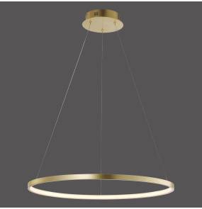 Lampa wisząca CIRCLE 11524-12 oprawa w kolorze złotym ZUMA LINE by Paul Neuhaus