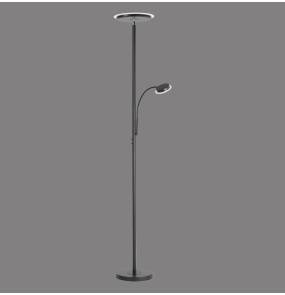 Lampa podłogowa HANS 11709-18 oprawa w kolorze czarnym ZUMA LINE by Paul Neuhaus