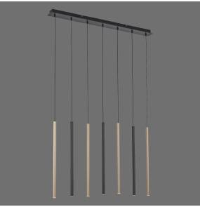 Lampa wisząca FLUTE 2117-18 oprawa w kolorze czarnym ZUMA LINE