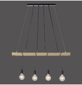 Lampa wisząca TERO 15505-18 oprawa w kolorze czarnym ZUMA LINE by Paul Neuhaus